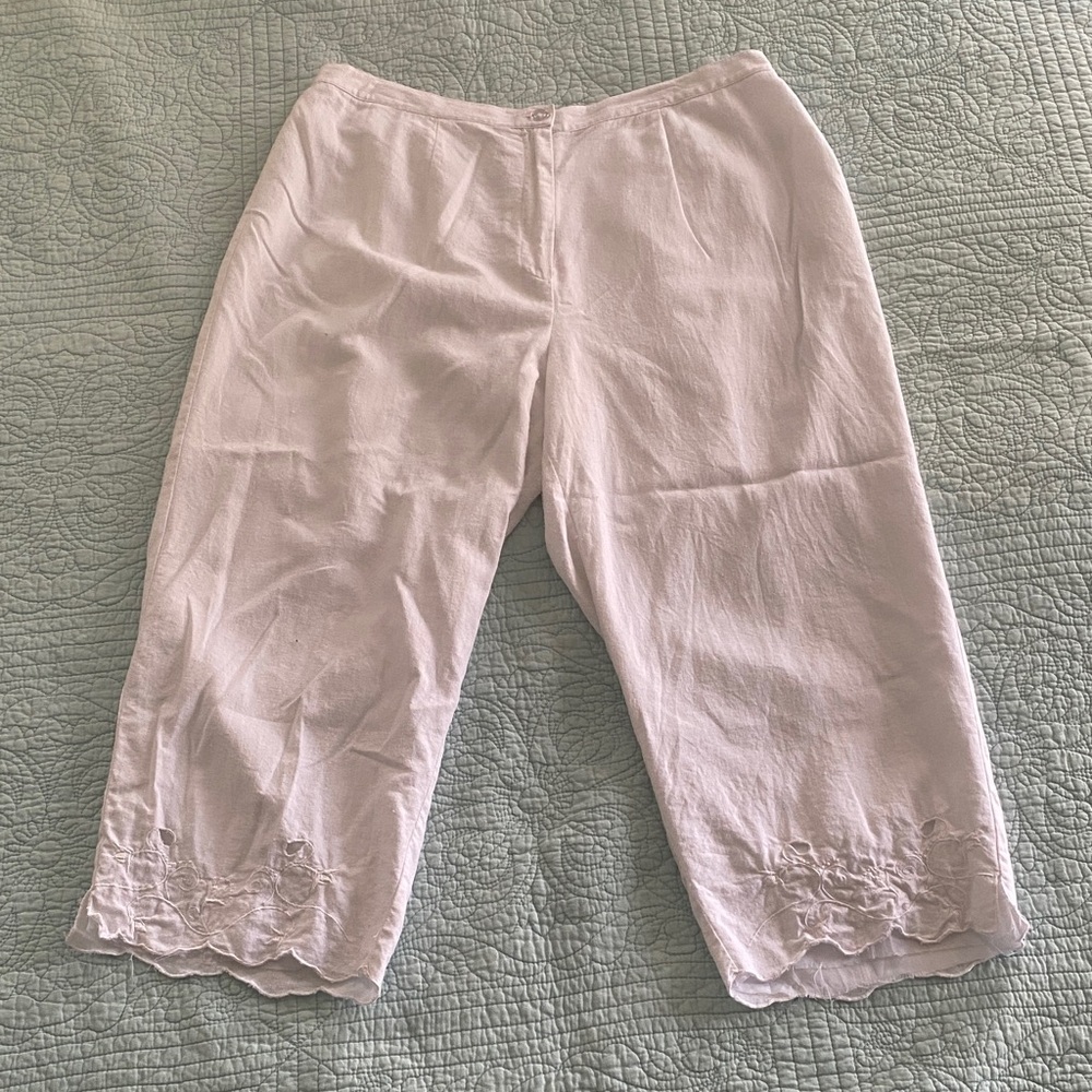 Vintage White Linen Set - Picture 9 of 12